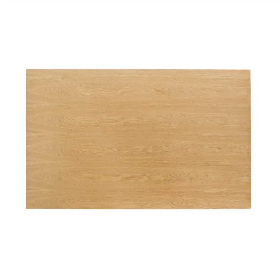 Bolero Pre-drilled Rectangular Table Top Natural Ash Veneer 1100 x 700mm - Image 1
