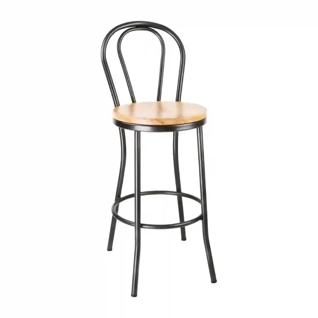 Bolero Clarisse High Stools Metallic Grey (Pack of 1) - Image 1