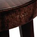 Fameg Plain Side Chairs Walnut Finish (Pack of 2) - Image 5