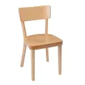 Fameg Plain Side Chairs Natural Beech (Pack of 2) - Image 1
