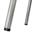 Bolero Galvanised Steel Low Stools with Wooden Seatpad (Pack of 4) - Image 5