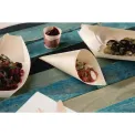 Fiesta Compostable Wooden Canape Cones 75mm (Pack of 100) - Image 8