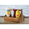 Acacia Wood Condiment Basket - Image 3