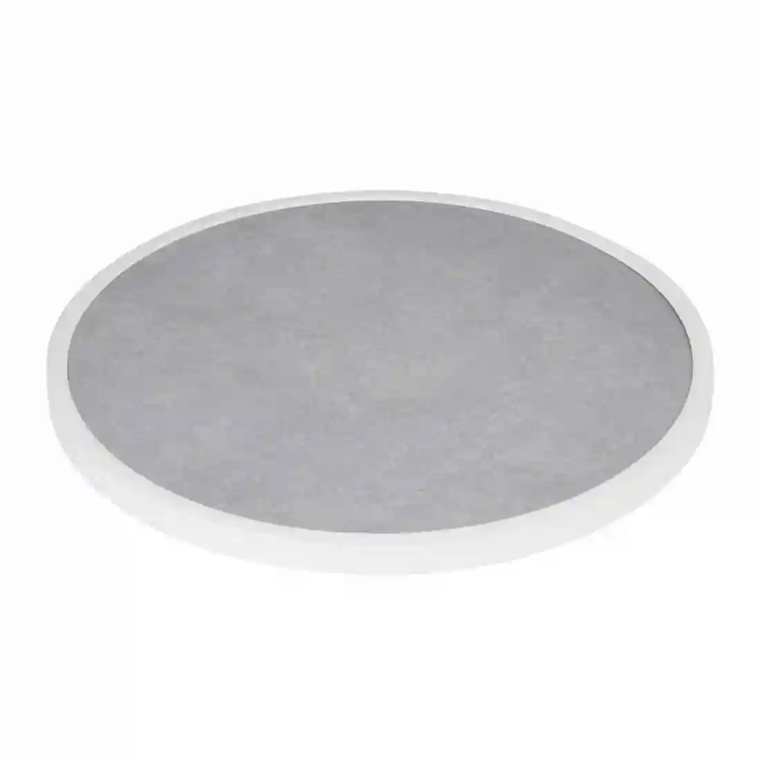 Bolero Fibre Glass Round Table Top Grey Stone Effect 580mm - Image 1