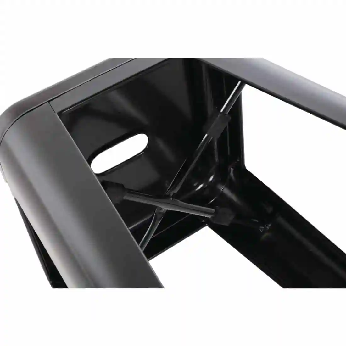 Bolero Bistro Steel High Stool Black (Pack of 4) - Image 6
