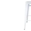 Bolero Bistro Galvanised Steel High Stools White (Pack of 4) - Image 5