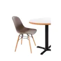 Bolero Arlo Side Chair Coffee (Pack 2) - Image 5