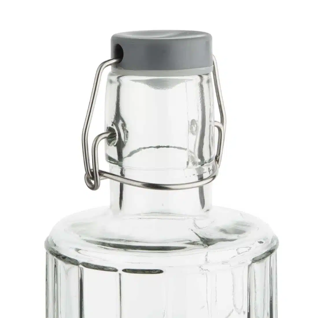 Olympia Geo Glass Water Bottle with Stopper 380ml (6 pack) - Image 3