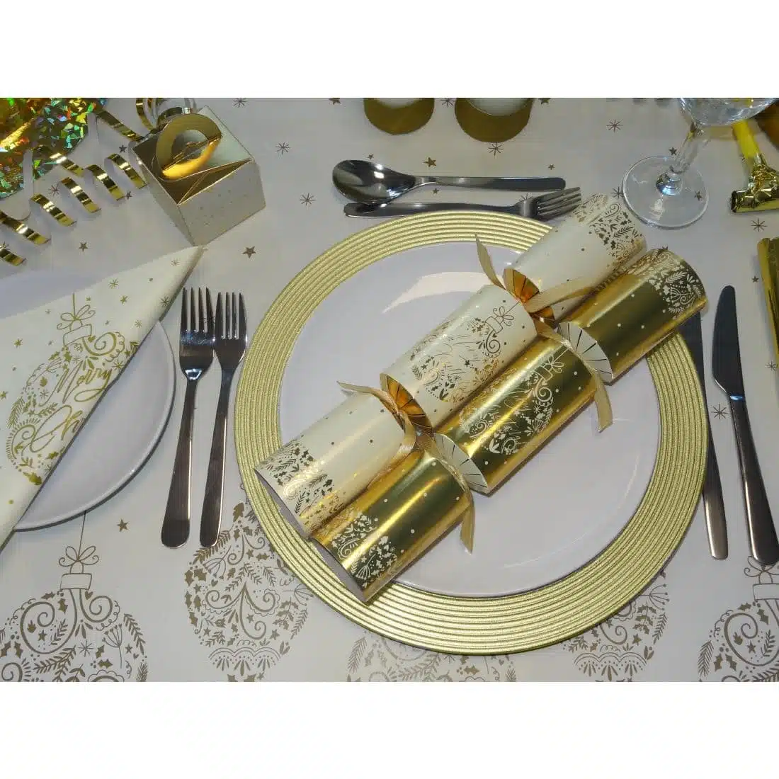Swantex Tis The Season Dinner Napkin 3Ply 1/4Fold - 400x400mm (Pack 600) - Image 2