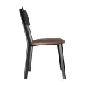 Bolero Metal & PU Side Chairs Vintage Mocha (Pack 4) - Image 2