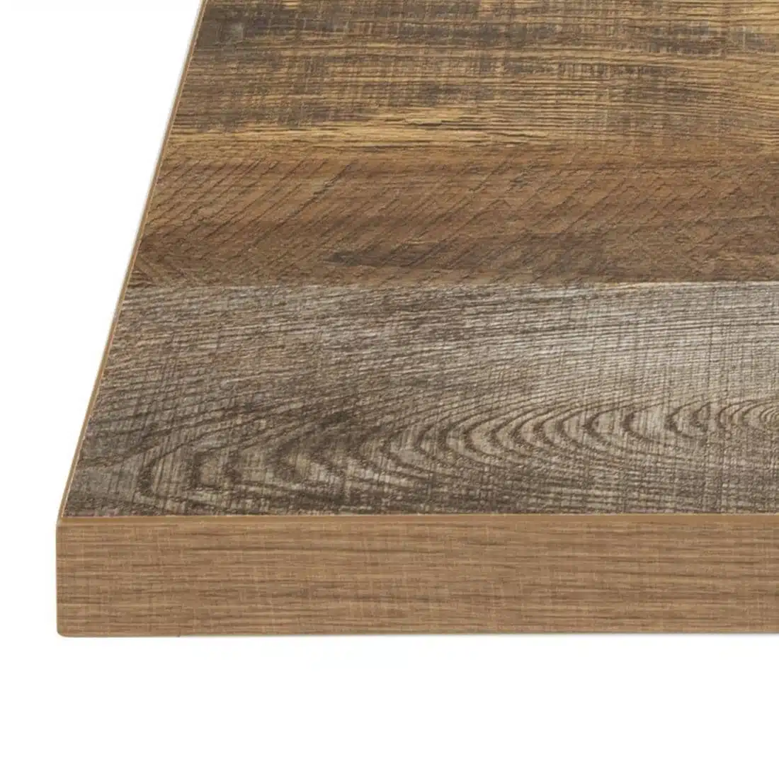 Bolero Pre-Drilled Square Table Top Urban Dark 700mm - Image 5