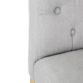 Bolero Chiswick Button Dining Chairs French Grey (Pack of 2) - Image 4