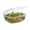 Vegware Compostable PLA Hinged-Lid Deli Containers 680ml / 24oz (Pack of 200) - Image 6