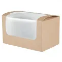 Colpac Compostable Kraft Sandwich Packs With PLA Window (Pack of 500) - Image 4