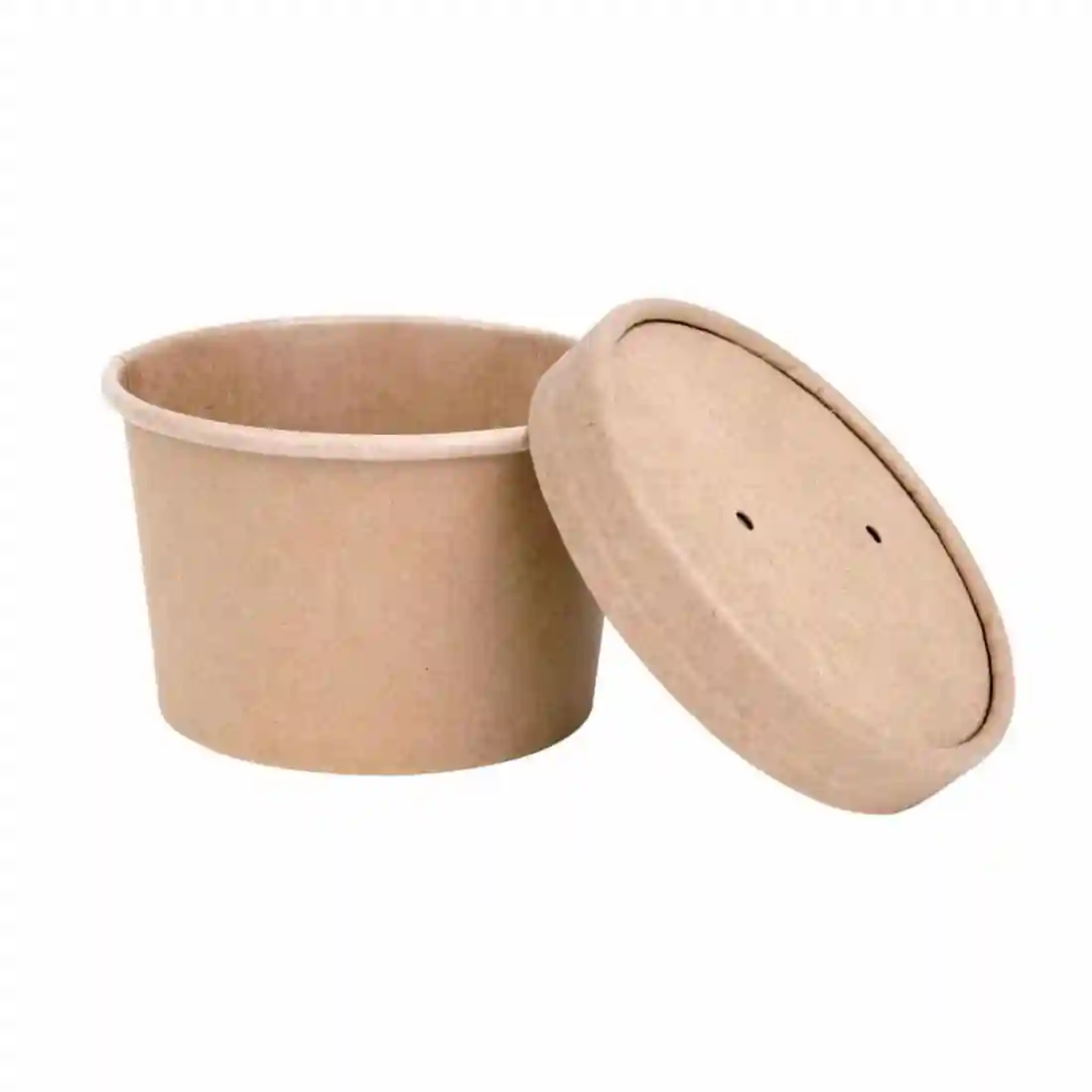 Fiesta Compostable Paper Soup Container Lids 98mm (Pack of 500) - Image 3