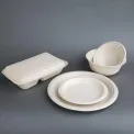 Fiesta Compostable Bagasse Round Bowls Natural Colour 32oz (Pack of 50) - Image 3