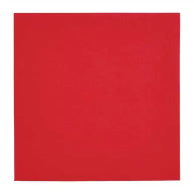 Fiesta Recyclable Dinner Napkin Red 40x40cm 2ply 1/4 Fold (Pack of 2000)
