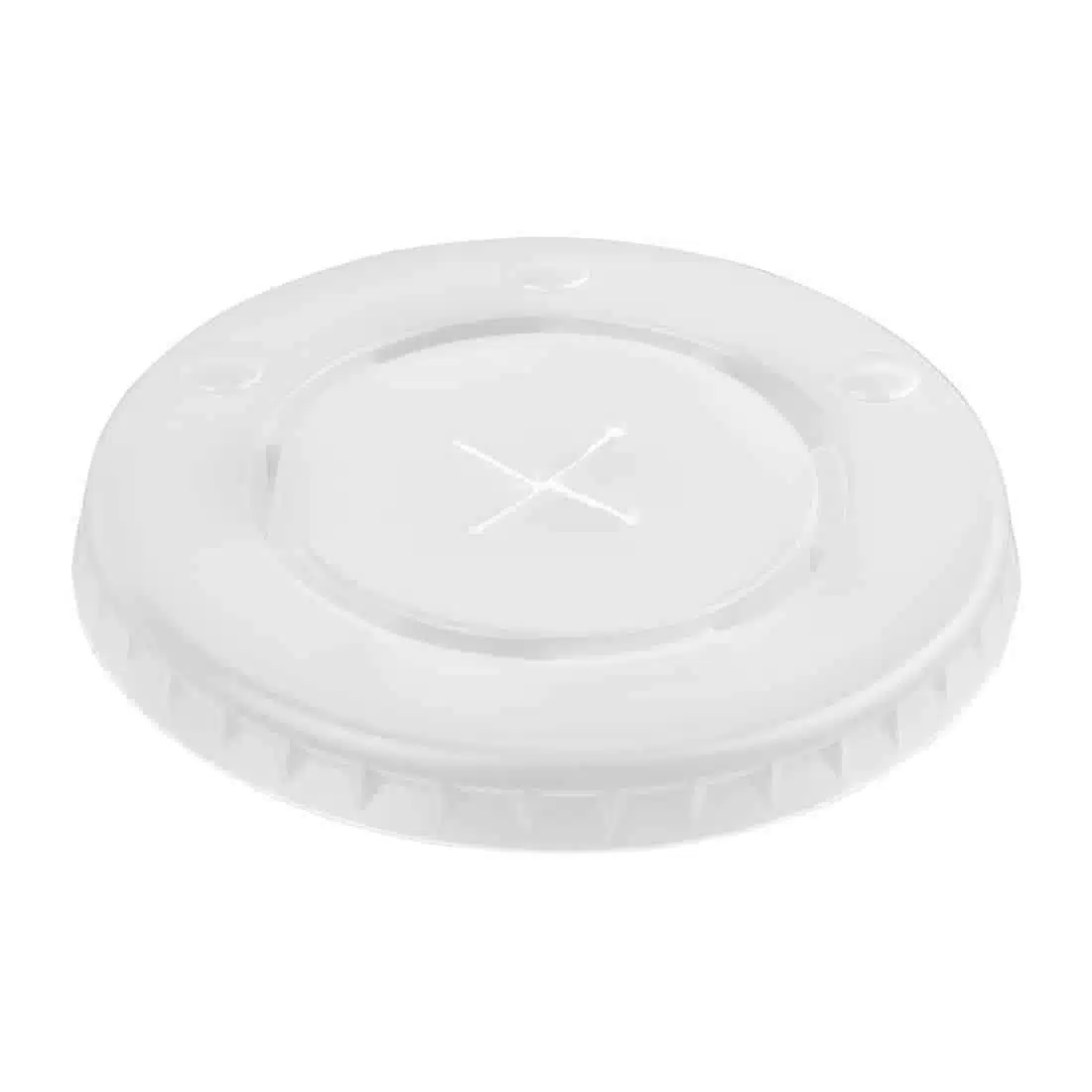 Fiesta Recyclable Polystyrene Lids for 12oz Cold Paper Cups 80mm (Pack of 1000) - Image 4