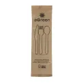 eGreen Individually Kraft Wrapped 4-in-1 Wooden Cutlery Set (Pack of 250) - Image 1