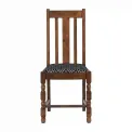 Mayfair Dining Chair with Black Diamond Padded Seat (Pack of 2) - Image 3