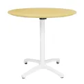 Bolero Folding Polypropylene Table 800mm Mustard Yellow - Image 1