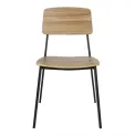 Bolero Beaufort Wooden Interior Dining Chairs (Pack of 2) - Image 2