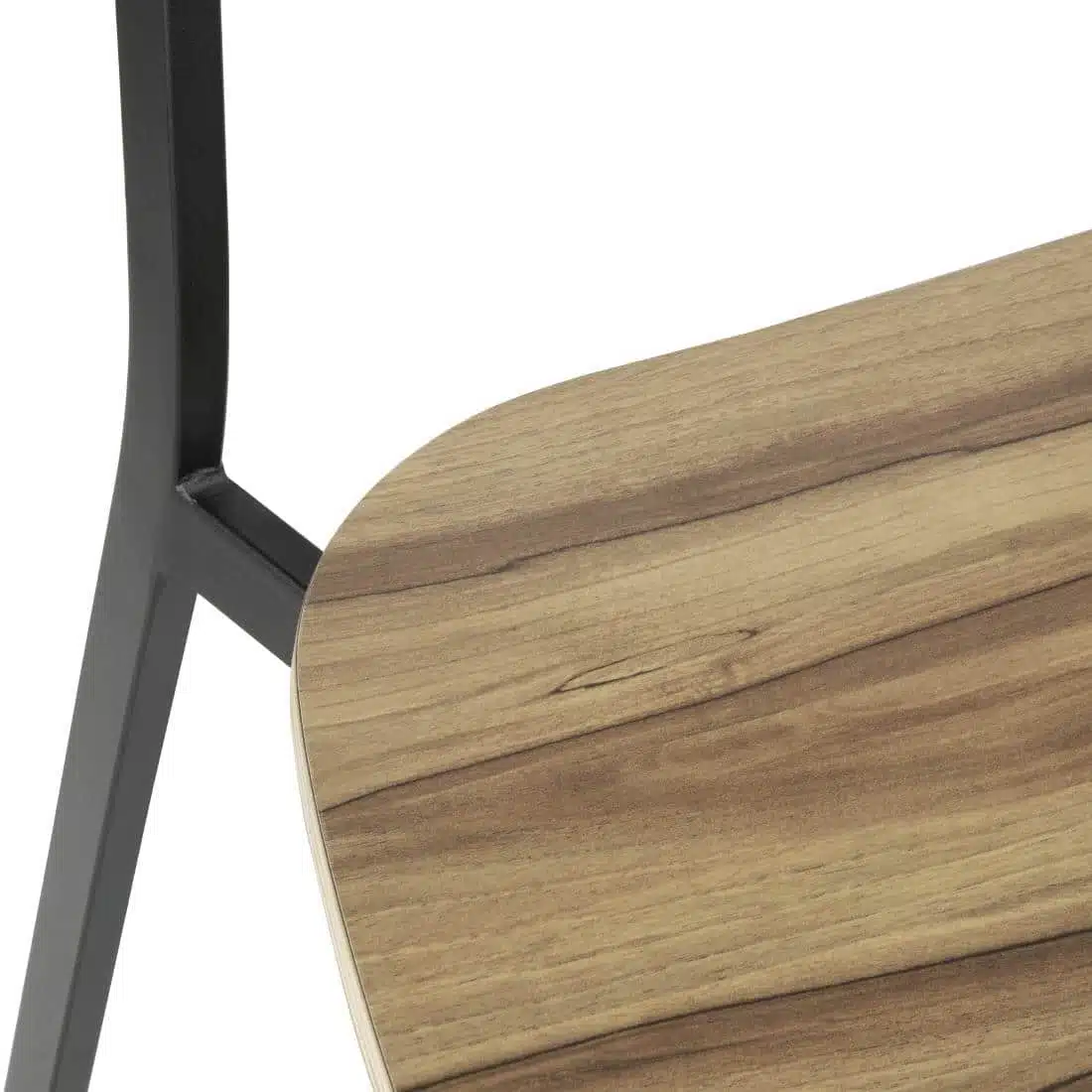 Bolero Beaufort Wooden Interior High Stools (Pack of 2) - Image 5