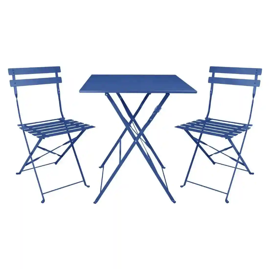 Bolero Perth Pavement Style Square Table Dark Navy - Image 5