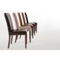 Bolero Faux Leather Dining Chairs Dark Brown (Pack of 2) - Image 8