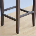 Bolero Faux Leather High Bar Stools Black (Pack of 2) - Image 4