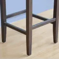 Bolero Faux Leather High Bar Stools Dark Brown (Pack of 2) - Image 4