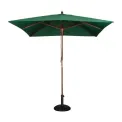 Bolero Square Double Pulley Parasol 2.5m Diameter Green - Image 1