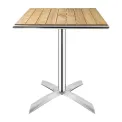 Bolero Ash Flip Top Square Bistro Table 600mm - Image 1
