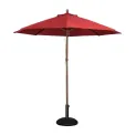 Bolero Round Parasol 3m Diameter Red - Image 1