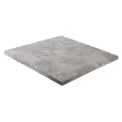 Werzalit Pre-drilled Square Table Top Concrete 700mm - Image 2