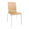 Bolero Square Back Sidechair (Natural Finish) (Pack 4) - Image 1