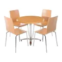 Bolero Square Back Sidechair (Natural Finish) (Pack 4) - Image 6