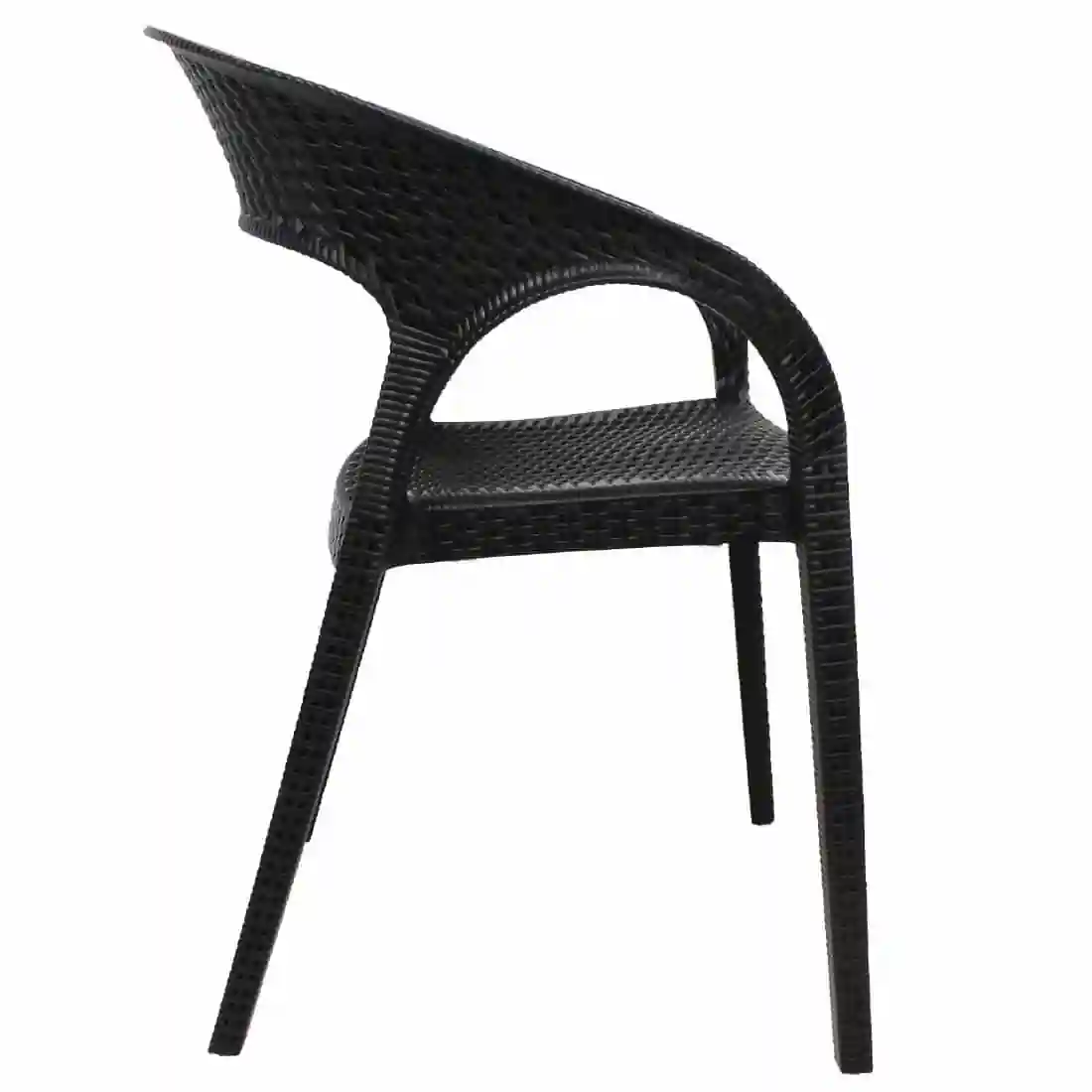 Bolero PP Rattan Wraparound Armchairs (Pack of 4) - Image 4
