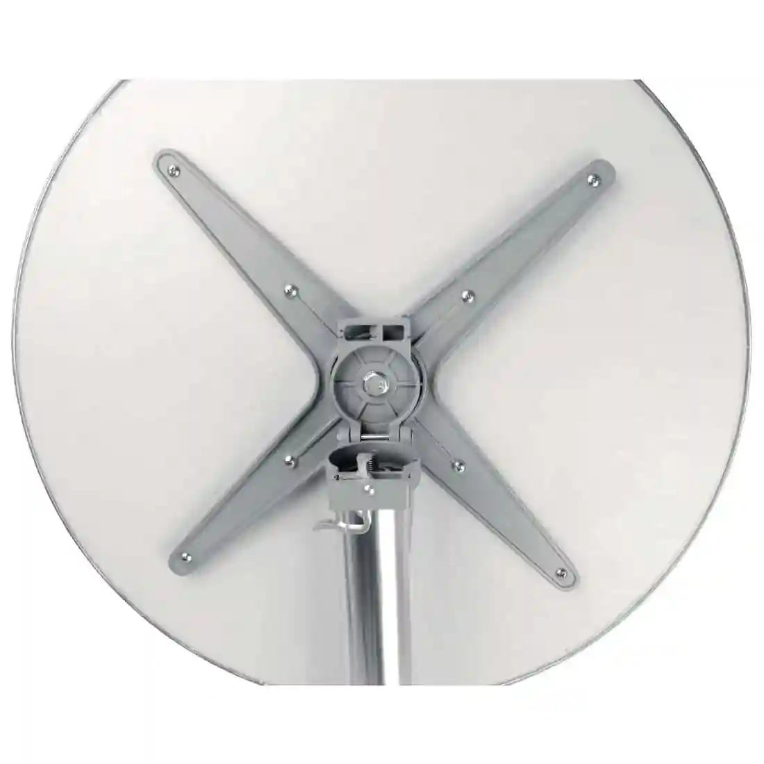 Bolero Round Flip Top Poseur Table Stainless Steel 600mm - Image 6
