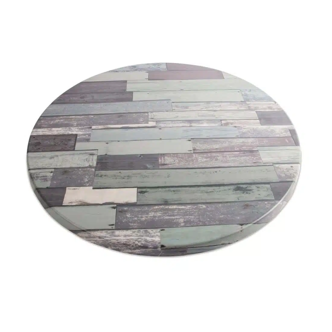 Werzalit Round 800mm Table Top Blanchas Blue - Image 2