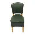Hanoi Dining Chair In Soft Oak with Bison Vinyl Cedar (Pack of 2) - Image 3