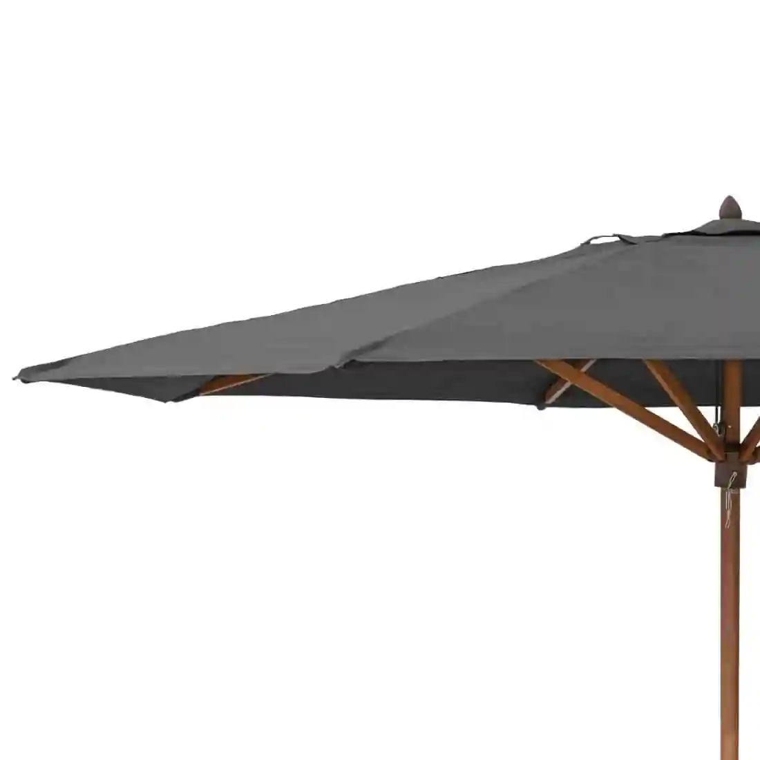 Rowlinson Willington Wooden Parasol Grey 2.7m - Image 2