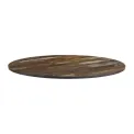 Extrema Round Planked Vintage Wood Table Top 690mm - Image 1