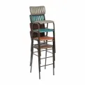 Tavo Stacking Bar Stool Vintage Red (Pack of 2) - Image 1