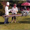 Cinders CLASSIC TG160 Folding Dual Zone Quality Barbecue - 1000 Burgers a Day