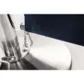 Bolero Stainless Steel Flat Top Barrier Post - Image 5