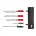 Dick Red Spirit 5 Piece Knife Set with Wallet - Image 1