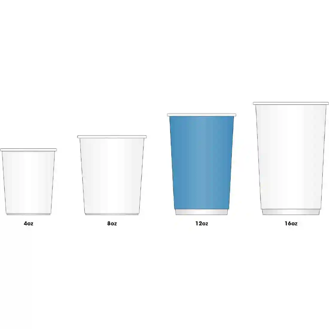 Special Offer Fiesta Recyclable Black Hot Cups and Lids 340ml (Pack of 1000) - Image 2