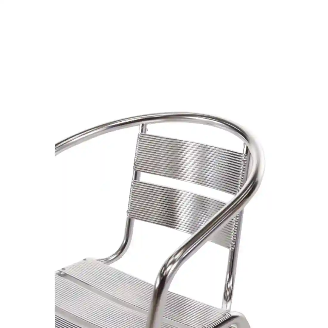 Bolero Aluminium Stacking Chairs (Pack of 4) - Image 4