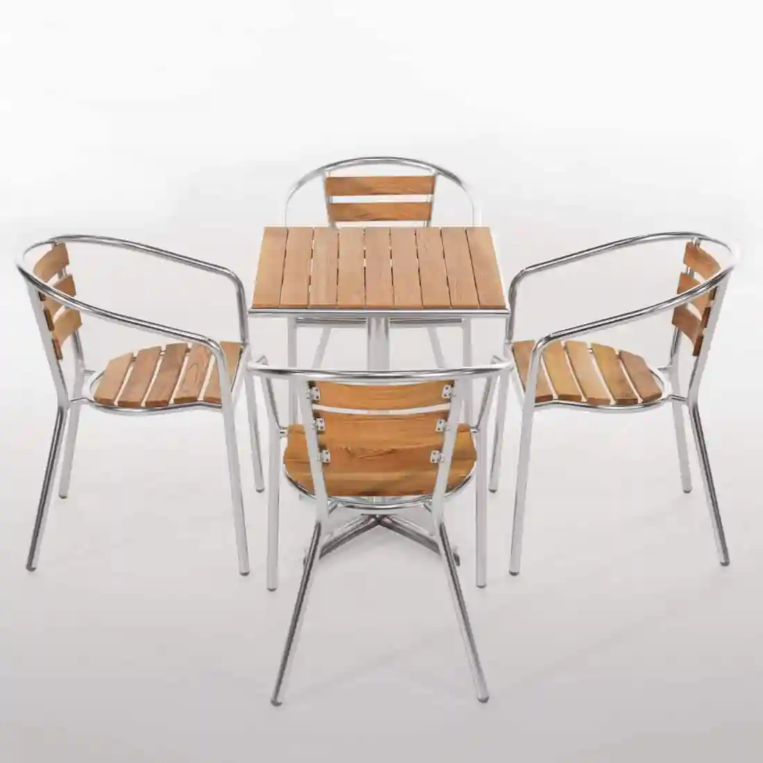Bolero Ash Top Table Square 600mm (Single) - Image 5